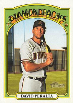 #436 David Peralta - Arizona Diamondbacks - 2021 Topps Heritage Baseball
