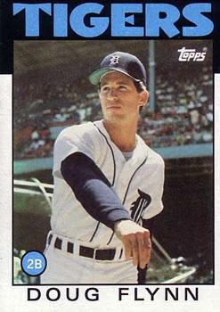 #436 Doug Flynn - Detroit Tigers - 1986 Topps Baseball