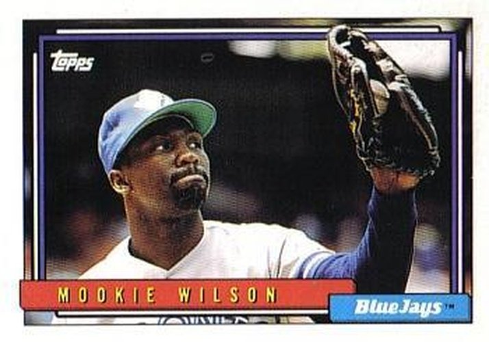 #436 Mookie Wilson - Toronto Blue Jays - 1992 Topps Baseball