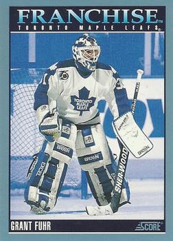 #437 Grant Fuhr - Toronto Maple Leafs - 1992-93 Score Canadian Hockey