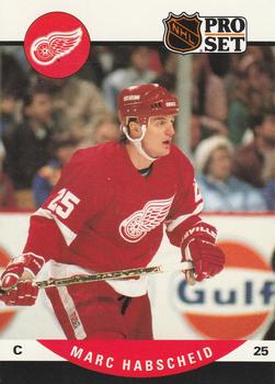 #437 Marc Habscheid - Detroit Red Wings - 1990-91 Pro Set Hockey