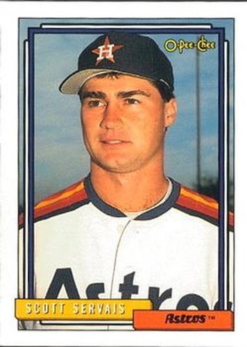 #437 Scott Servais - Houston Astros - 1992 O-Pee-Chee Baseball