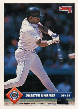 #437 Skeeter Barnes - Detroit Tigers - 1993 Donruss Baseball