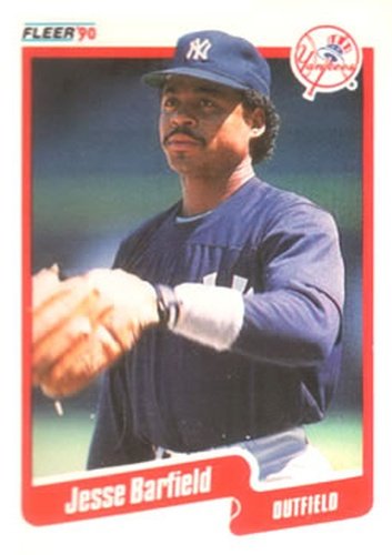 #437 Jesse Barfield - New York Yankees - 1990 Fleer USA Baseball