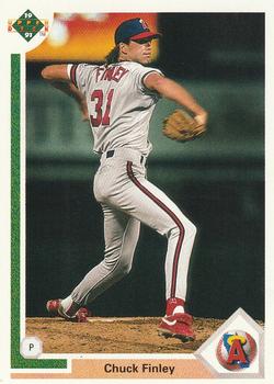 #437 Chuck Finley - California Angels - 1991 Upper Deck Baseball