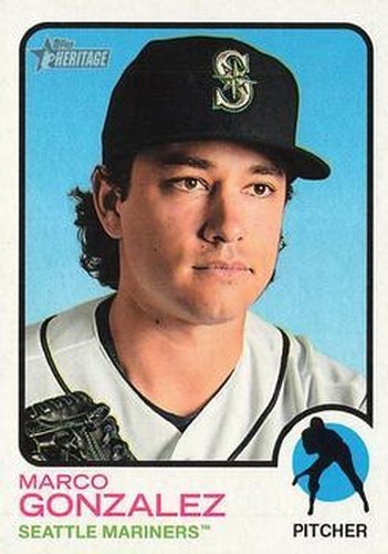 #437 Marco Gonzalez - Seattle Mariners - 2022 Topps Heritage Baseball