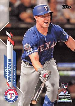 #437 Scott Heineman - Texas Rangers - 2020 Topps Baseball
