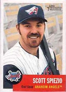 #437 Scott Spiezio - Anaheim Angels - 2002 Topps Heritage Baseball