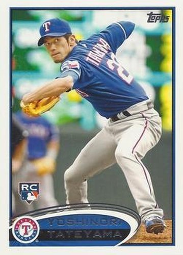 #437 Yoshinori Tateyama - Texas Rangers - 2012 Topps Baseball