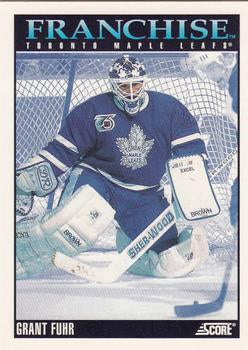 #437 Grant Fuhr - Toronto Maple Leafs - 1992-93 Score USA Hockey