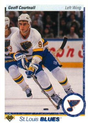 #438 Geoff Courtnall - St. Louis Blues - 1990-91 Upper Deck Hockey