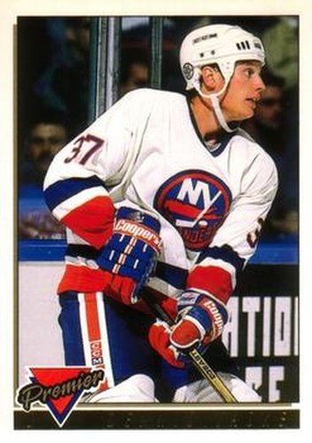 #438 Dennis Vaske - New York Islanders - 1993-94 O-Pee-Chee Premier Hockey - Gold