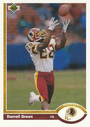 #438 Darrell Green - Washington Redskins - 1991 Upper Deck Football