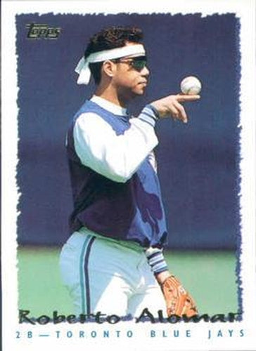 #438 Roberto Alomar - Toronto Blue Jays - 1995 Topps Baseball