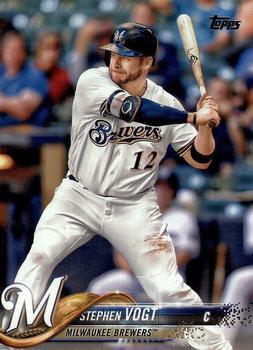 #438 Stephen Vogt - Milwaukee Brewers - 2018 Topps Baseball