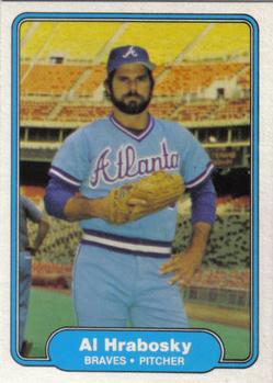 #438 Al Hrabosky - Atlanta Braves - 1982 Fleer Baseball