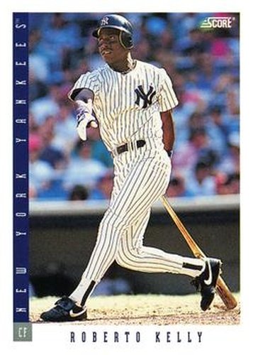 #438 Roberto Kelly - New York Yankees - 1993 Score Baseball
