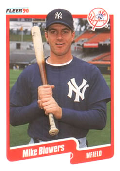 #438 Mike Blowers - New York Yankees - 1990 Fleer USA Baseball