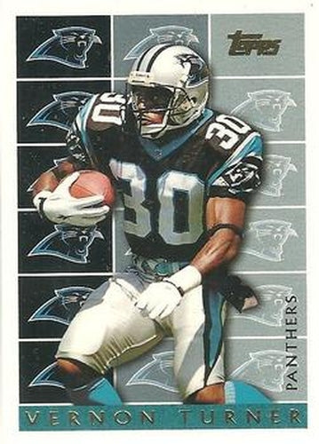 #438 Vernon Turner - Carolina Panthers - 1995 Topps Football