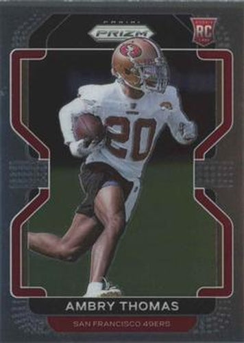 #439 Ambry Thomas - San Francisco 49ers - 2021 Panini Prizm Football