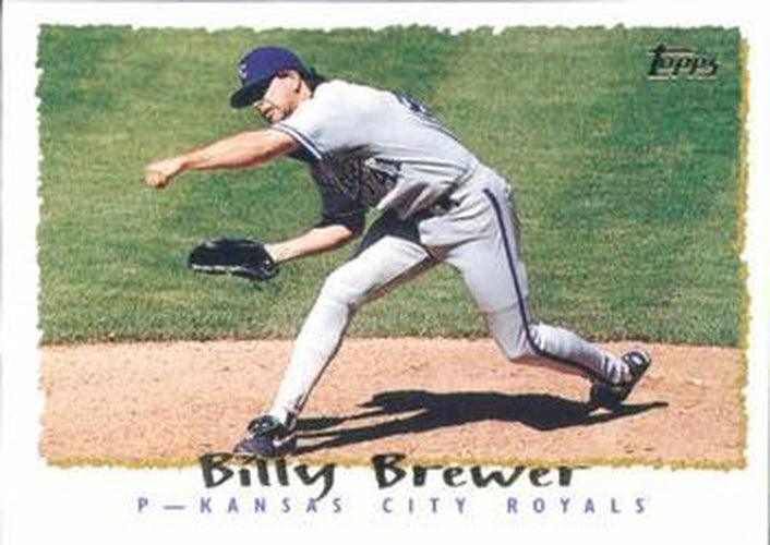 #439 Billy Brewer - Kansas City Royals - 1995 Topps Baseball