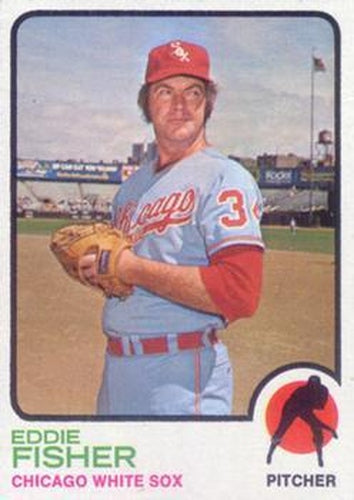 #439 Eddie Fisher - Chicago White Sox - 1973 Topps Baseball