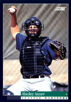 #439 Mackey Sasser - Seattle Mariners -1994 Score Baseball