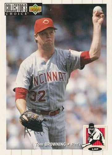 #439 Tom Browning - Cincinnati Reds - 1994 Collector's Choice Baseball