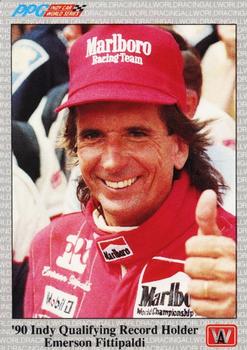 #43 '90 Indy Qualifying Record Holder Emerson Fittipaldi - Penske Racing - 1991 All World Indy Racing