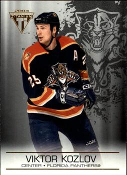 #43 Viktor Kozlov - Florida Panthers - 2003-04 Pacific Private Stock Titanium Hockey