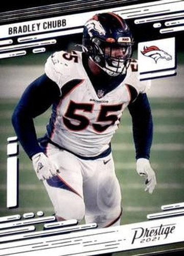 #43 Bradley Chubb - Denver Broncos - 2021 Panini Prestige Football