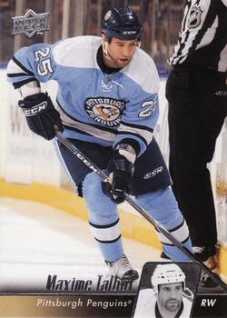 #43 Maxime Talbot - Pittsburgh Penguins - 2010-11 Upper Deck Hockey