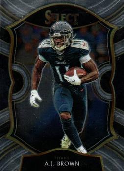 #43 A.J. Brown - Tennessee Titans - 2020 Panini Select Football