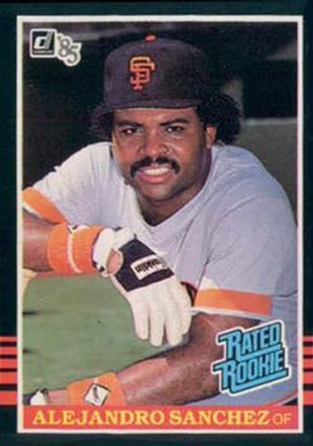 #43 Alejandro Sanchez - San Francisco Giants - 1985 Donruss Baseball