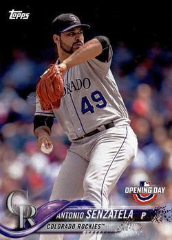 #43 Antonio Senzatela - Colorado Rockies - 2018 Topps Opening Day Baseball