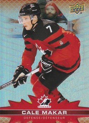 #43 Cale Makar - Canada - 2021-22 Upper Deck Tim Hortons Team Canada Hockey