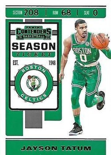 #43 Jayson Tatum - Boston Celtics - 2019-20 Panini Contenders Basketball