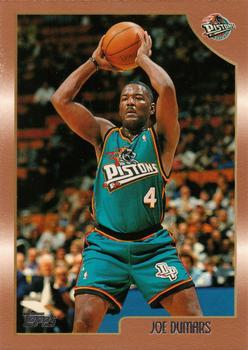 #43 Joe Dumars - Detroit Pistons - 1998-99 Topps Basketball
