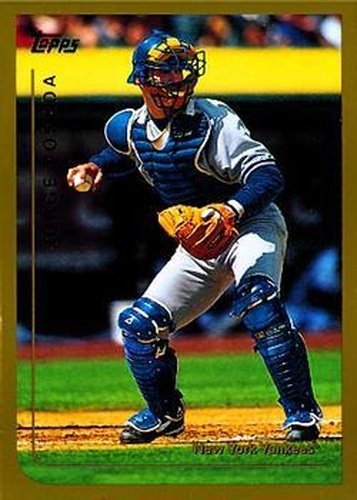 #43 Jorge Posada - New York Yankees - 1999 Topps Baseball