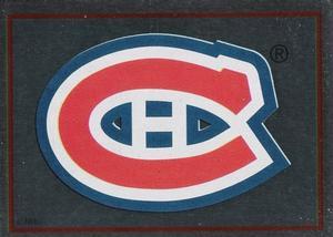 #43 Montreal Canadiens Logo - Montreal Canadiens - 1995-96 Panini Hockey Stickers