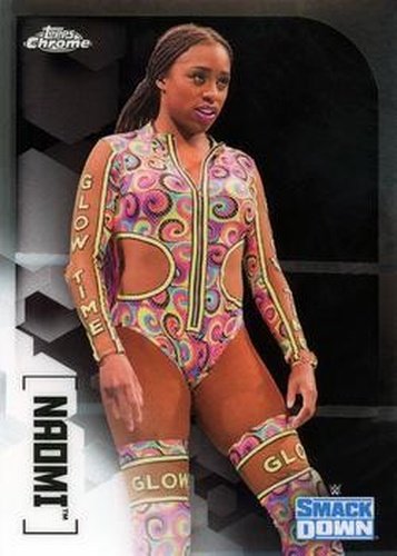 #43 Naomi - 2020 Topps WWE Chrome Wrestling