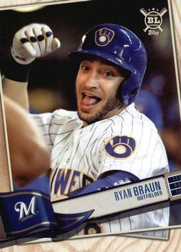 #43 Ryan Braun - Milwaukee Brewers - 2019 Topps Big League Baseball