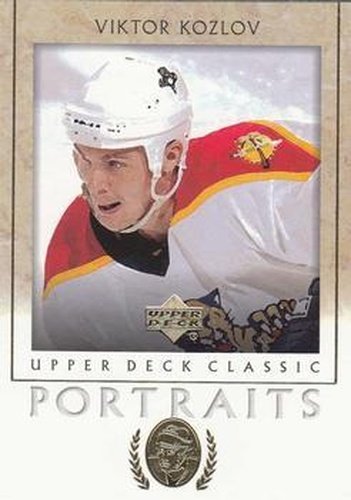 #43 Viktor Kozlov - Florida Panthers - 2002-03 Upper Deck Classic Portraits Hockey