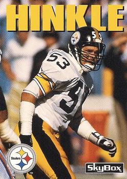 #43 Bryan Hinkle - Pittsburgh Steelers - 1992 SkyBox Impact Football