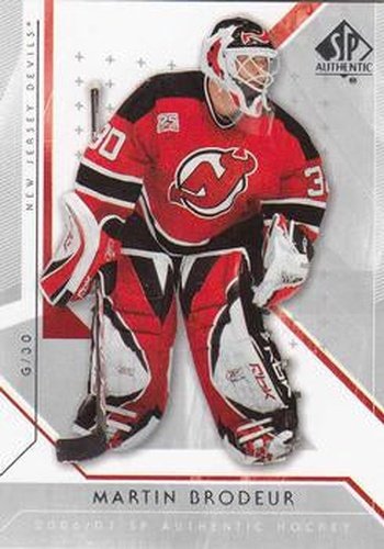 #43 Martin Brodeur - New Jersey Devils - 2006-07 SP Authentic Hockey