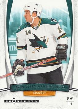 #43 Jonathan Cheechoo - San Jose Sharks - 2007-08 Fleer Hot Prospects Hockey
