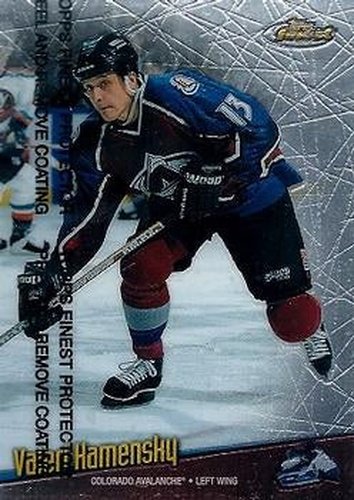 #43 Valeri Kamensky - Colorado Avalanche - 1998-99 Finest Hockey