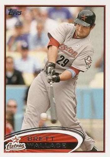 #43 Brett Wallace - Houston Astros - 2012 Topps Baseball