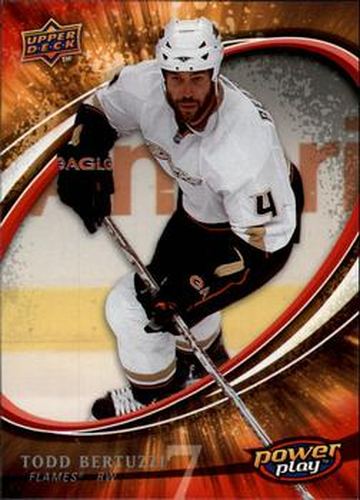 #43 Todd Bertuzzi - Calgary Flames - 2008-09 Upper Deck Power Play Box Set Hockey
