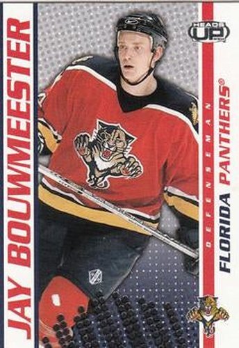 #43 Jay Bouwmeester - Florida Panthers - 2003-04 Pacific Heads Up Hockey